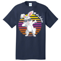 Dabbit Bunny T  Shirt Funny Dabbit Dabbing Rabbit Sunglasses Easter Bu Basic T-shirt | Artistshot