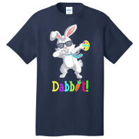 Dabbit Dabbing Easter Bunny Easter Egg T  Shirt Funny Dabbit Dabbing R Basic T-shirt | Artistshot