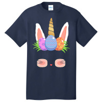 Easter Day T  Shirt Cute Easter Bunny Unicorn Eggs Gifts Kids Toddler Basic T-shirt | Artistshot