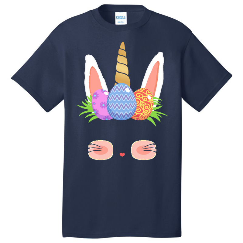 Easter Day T  Shirt Cute Easter Bunny Unicorn Eggs Gifts Kids Toddler Basic T-shirt | Artistshot