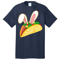 Easter Day T  Shirt Easter Taco Emoticon With Bunny Ears T  Shirt Basic T-shirt | Artistshot