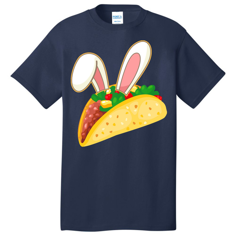 Easter Day T  Shirt Easter Taco Emoticon With Bunny Ears T  Shirt Basic T-shirt | Artistshot