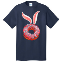 Easter Day T  Shirt Funny Easter Donut Bunny Ears Egg Hunt Food Humor Basic T-shirt | Artistshot