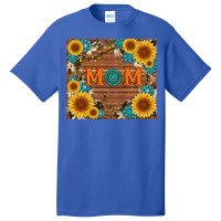 Sunflower Gemstone And Mom With Cowhide Basic T-shirt | Artistshot