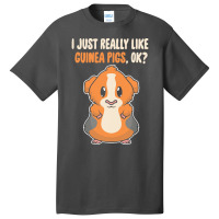 I Just Really Like T  Shirt I Just Really Like Guinea Pigs O K Basic T-shirt | Artistshot