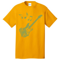 Musical Notes Guitar Musical Music Lover Basic T-shirt | Artistshot