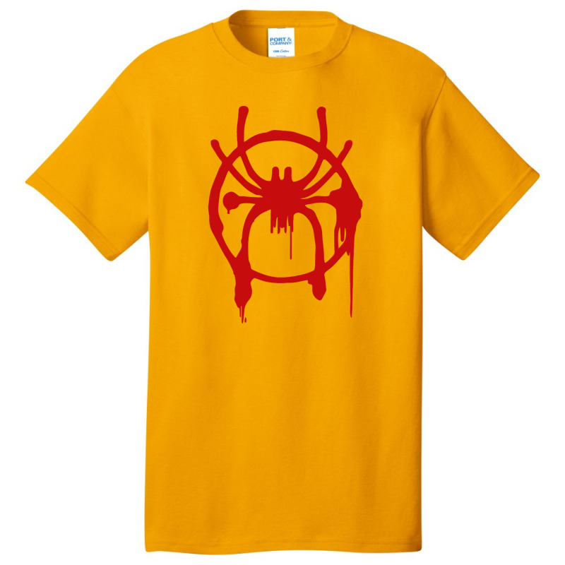 Miles Morales Spider Spray Paint Basic T-shirt | Artistshot