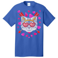 American Shorthair Valentines Day T  Shirt American Shorthair Valentin Basic T-shirt | Artistshot