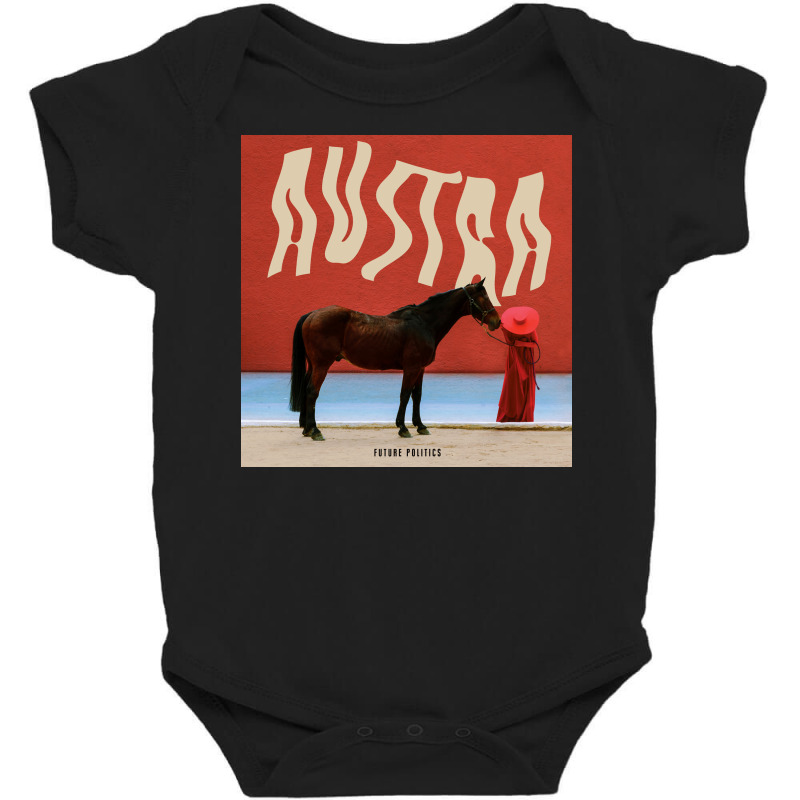 New Austra - Future Politics Baby Bodysuit by denrayakonare | Artistshot