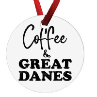 Great Dane Dad Coffee Funny Dog Top Tee Giant Dog  Ornament | Artistshot