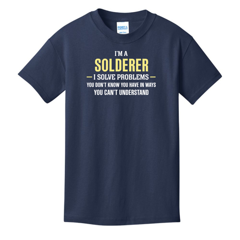 Solderer I Solve Problems Funny Gift Basic Youth T-shirt | Artistshot