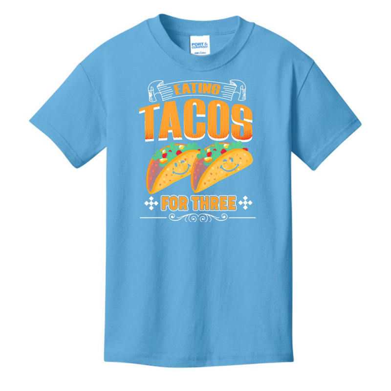 Funny Cinco De Mayo T  Shirt Eating Tacos For Three Pregnancy Twins Ci Basic Youth T-shirt | Artistshot