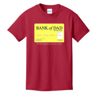 Bank Of Dad Basic Youth T-shirt | Artistshot