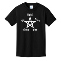 Elements Pentagram Womens Funny Pagan Witchcraft Ladies Satan Basic Youth T-shirt | Artistshot