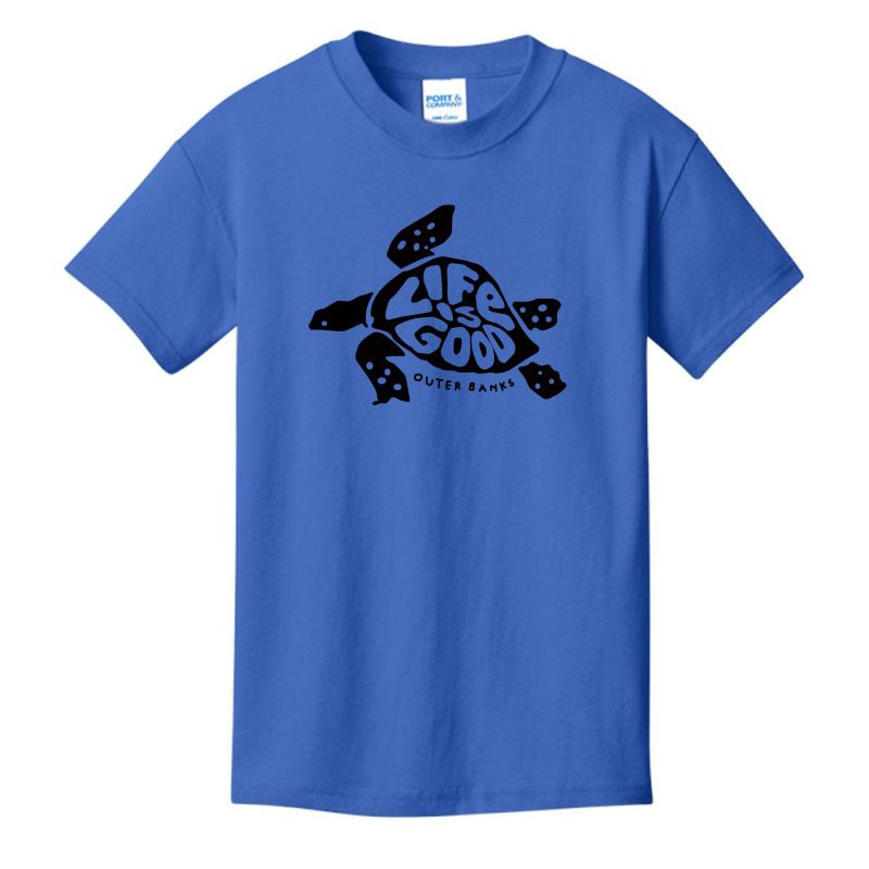 Life Is Good Turtle Outer Banks Basic Youth T-shirt by bergassejahtera | Artistshot