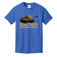 King Tiger Ii Panzer Tank World War Two German Army   Tiger Tank Basic Youth T-shirt | Artistshot