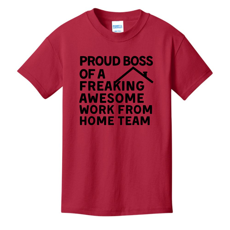 Proud Boss Of A Freaking Awesome Basic Youth T-shirt by saterseim | Artistshot