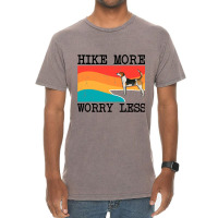 Hike More Worry Less English Foxhound Graphic Hiki Vintage T-shirt | Artistshot