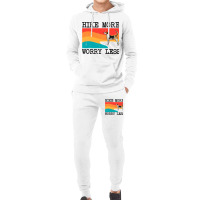 Hike More Worry Less English Foxhound Graphic Hiki Hoodie & Jogger Set | Artistshot