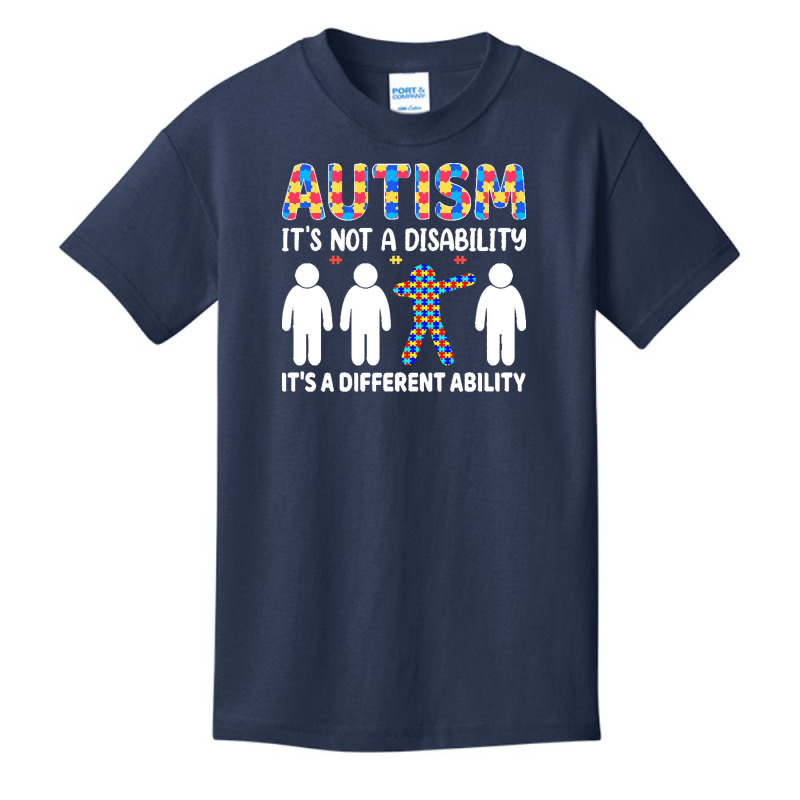 Autism Gift T  Shirt Autism It's Not A Disability It's A Different Abi Basic Youth T-shirt by zhyatt311 | Artistshot