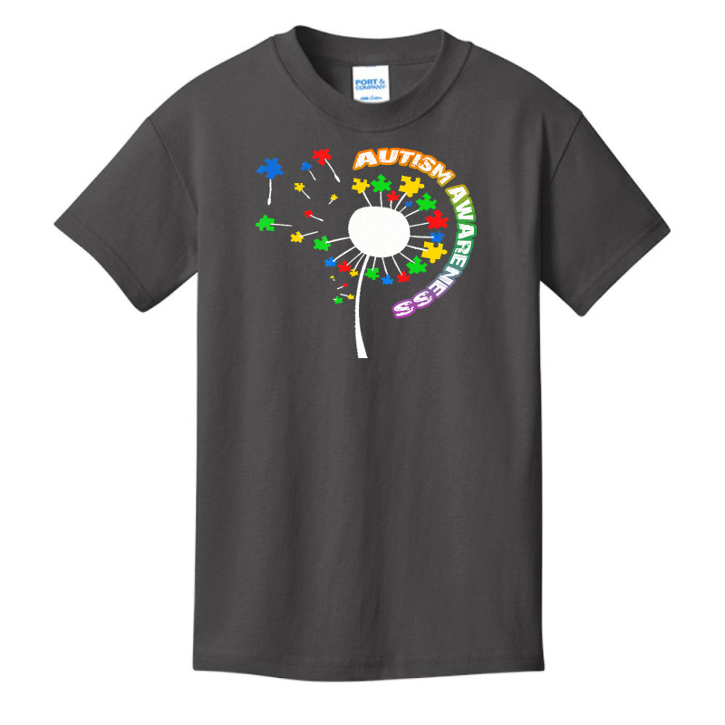 Autism Awareness T  Shirt Autism T  Shirt Autism Dandelion Flower Puzz Basic Youth T-shirt by kale31628 | Artistshot