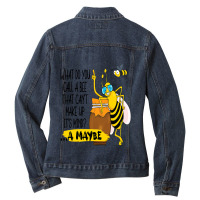 Funny Cute Beekeeping Honey Lover What Do You Call Ladies Denim Jacket | Artistshot