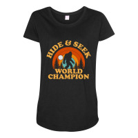 Bigfoot Hide And Seek Champion Maternity Scoop Neck T-shirt | Artistshot