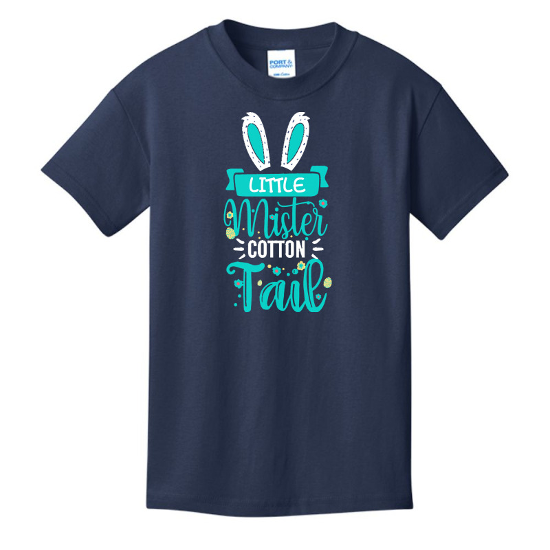 Easter T  Shirt Kids Little Mister Cotton Tail   Boys Easter Bunny 5 Basic Youth T-shirt | Artistshot