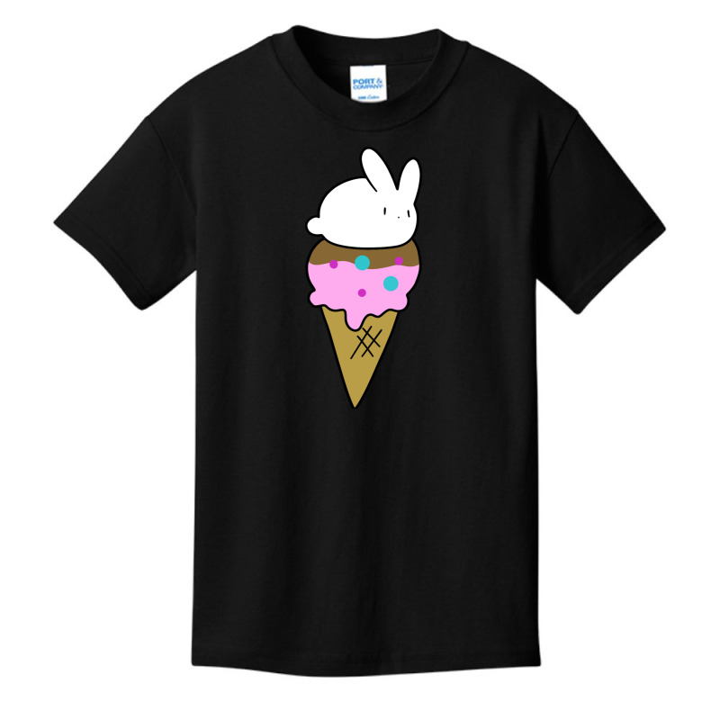 Bunny Icecream Cone Basic Youth T-shirt by edoh2 | Artistshot