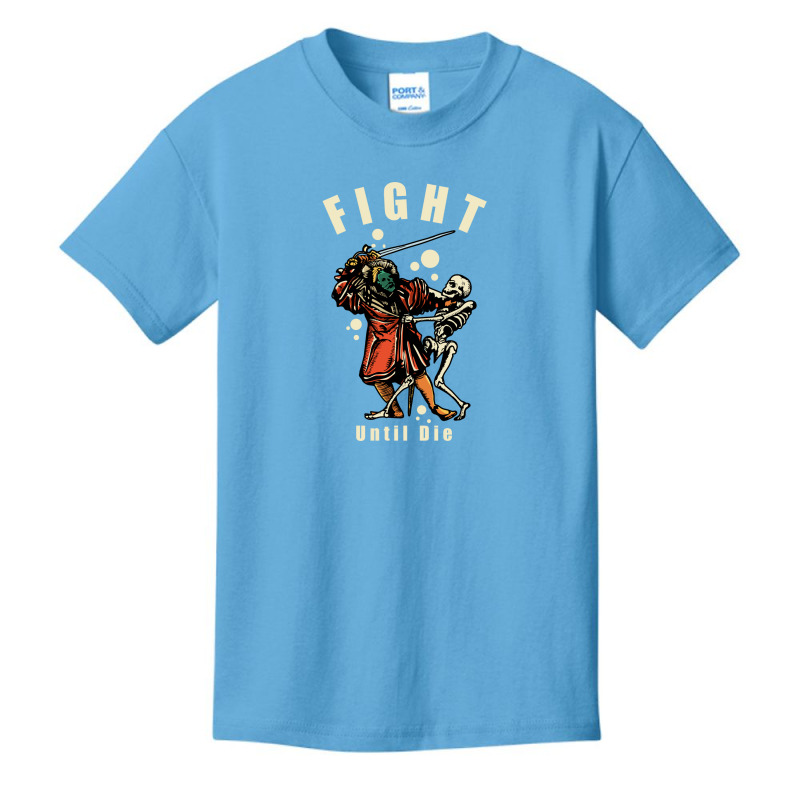 Fight Until Die Basic Youth T-shirt by Edooo1102 | Artistshot