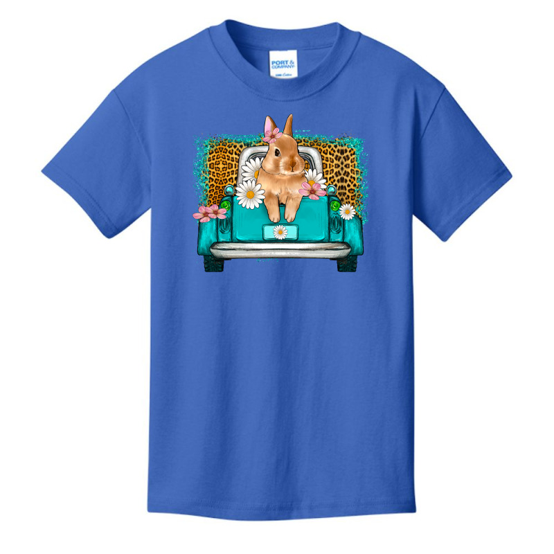 Easter Bunny Truck Basic Youth T-shirt by Artiststas | Artistshot