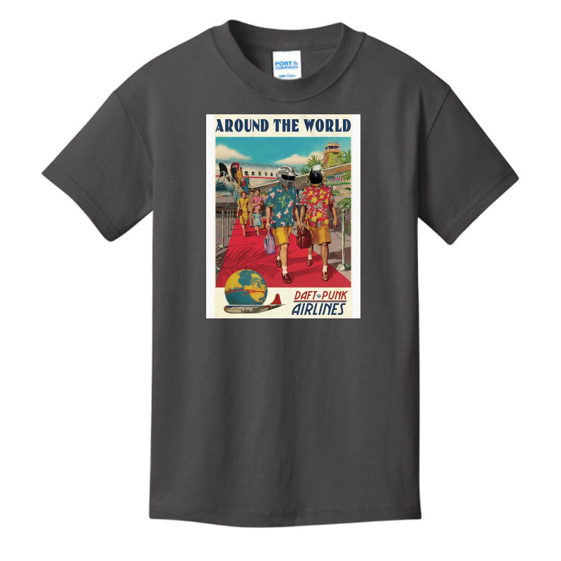 Daft Around The World Basic Youth T-shirt | Artistshot