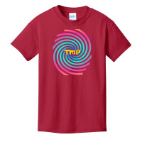 Psychedelic Rainbow Circle Trip Spiral Hypnotising Basic Youth T-shirt | Artistshot