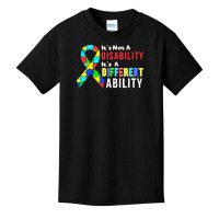 Autism Awareness T  Shirt Autism Is Not A Disability It's A Different Basic Youth T-shirt | Artistshot