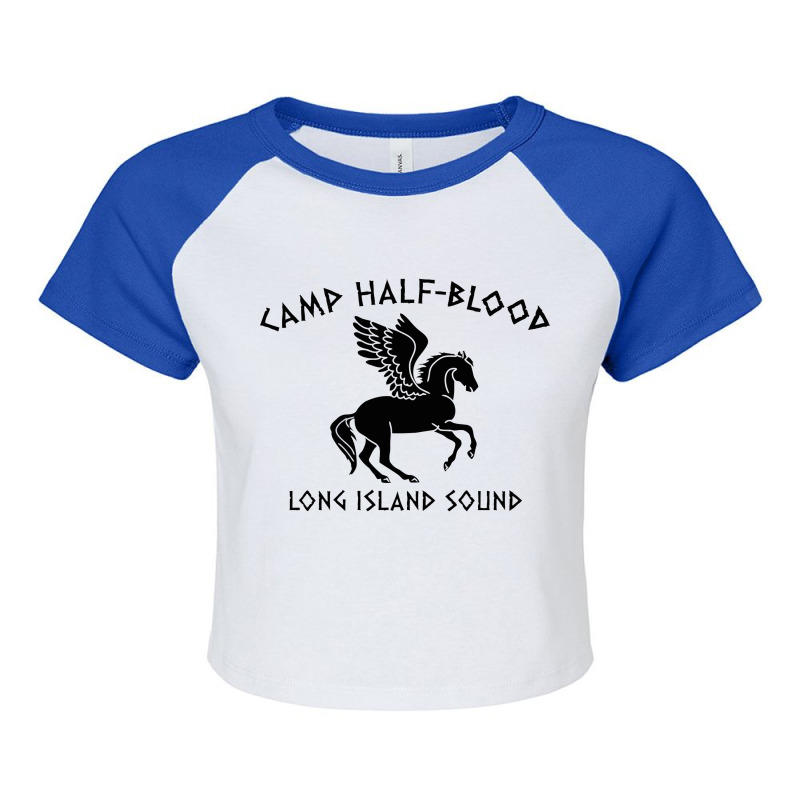 Cham Half Blood Black Raglan Crop Top by celenganraindu | Artistshot