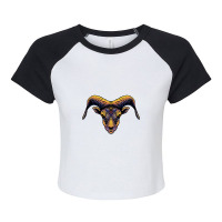 Goat Raglan Crop Top | Artistshot