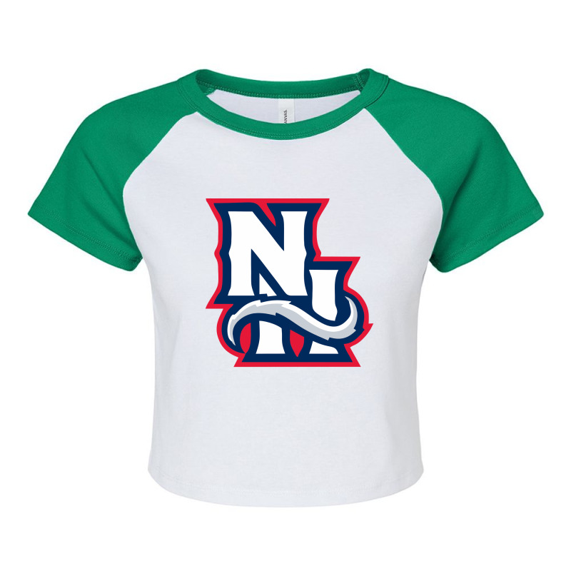 New Hampshire Fisher Cats1 Vectorized Raglan Crop Top by bayan | Artistshot