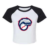 New Hampshire Fisher Cats2 Vectorized Raglan Crop Top | Artistshot