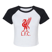 The Bird Of Liverpool Raglan Crop Top | Artistshot