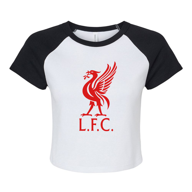 The Bird Of Liverpool Raglan Crop Top by GindhiArt | Artistshot