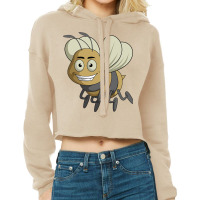 Funny Gothic Bee And Bugs Insect Entomologist Beek Cropped Hoodie | Artistshot