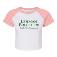 Lehman Brothers Raglan Crop Top | Artistshot