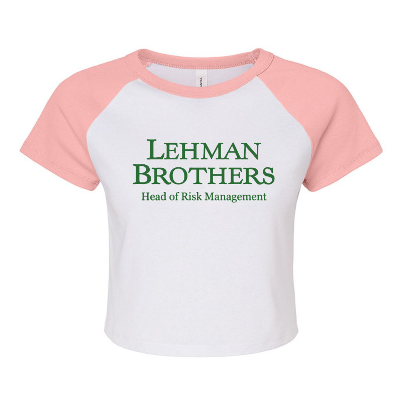 Lehman Brothers Raglan Crop Top by Mozza | Artistshot