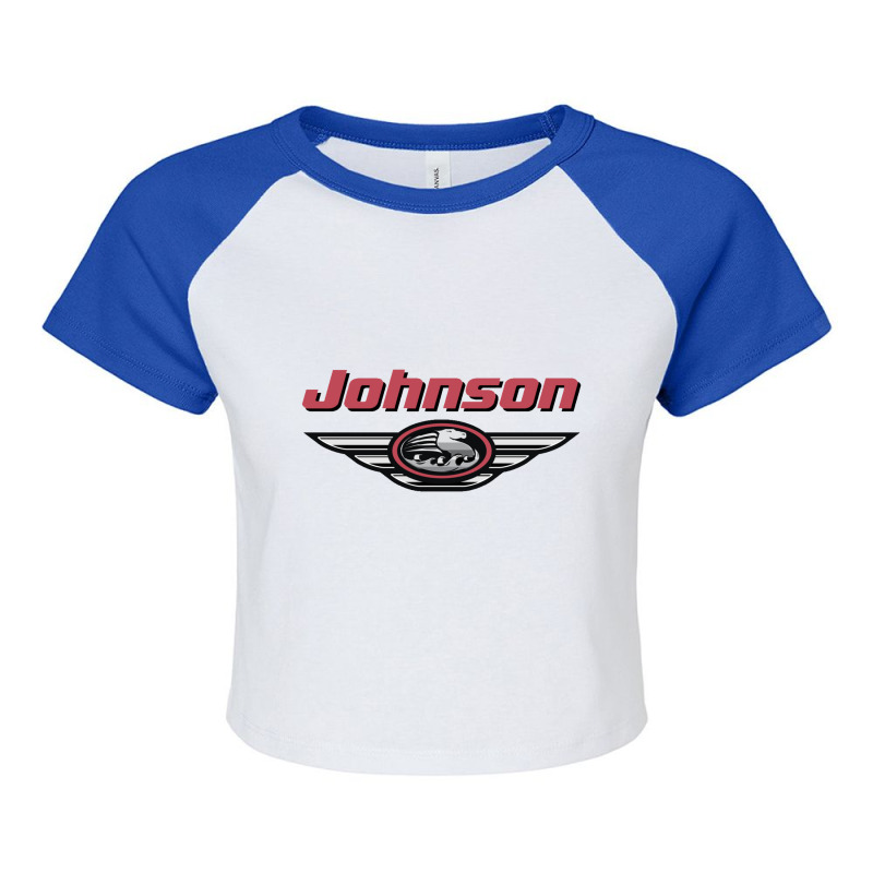 Johnson Raglan Crop Top by davisucle | Artistshot