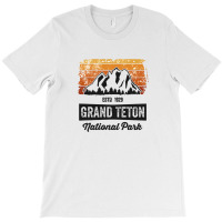 Vintage Grand Teton National Park T Shirt Established 1929 T-shirt | Artistshot