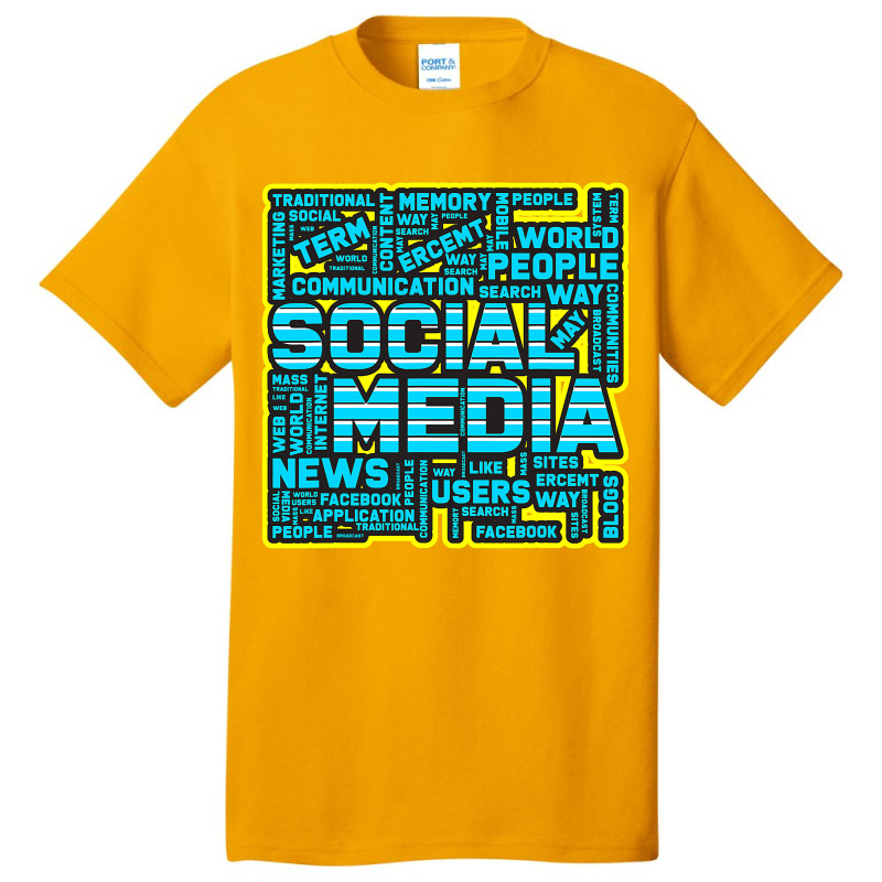 Funny Social Media Influencer Blogger Gift Basic T-shirt by XAVIERESPREE | Artistshot