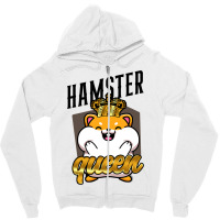 Hamster Hamster Queen Zipper Hoodie | Artistshot