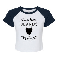 Classic Vintage Fathers Day Funny Gift From Wife, Children, Boy Or Dou Raglan Crop Top | Artistshot