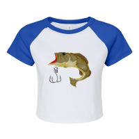 Fishing T  Shirt Angling Fish Funny Fisherman Angle Fishing T  Shirt Raglan Crop Top | Artistshot