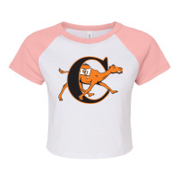 Campbell Fighting Camels Raglan Crop Top | Artistshot